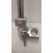 The Lite Mount Frame Clamp (1" round tube) and Lock and how the vertical pole is inserted - the lock is on in this image and holds the pole tight