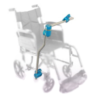 DAESSY Mini Mount kit attached to a manual wheelchair